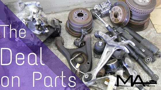 Understanding Your Bill: Part 3 – The Deal on Parts