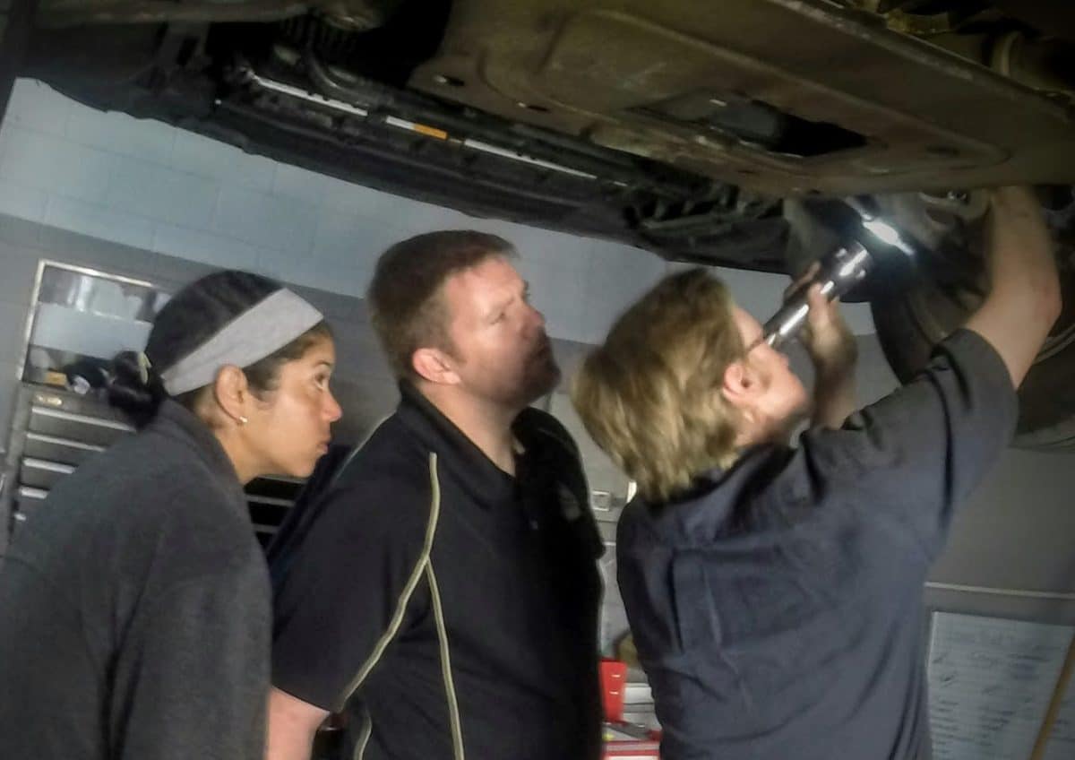 Customer vehicle inspection