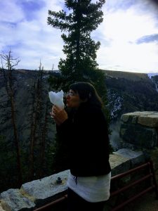 Kissing Snow in Montana